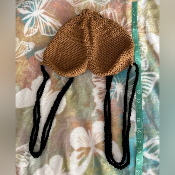 Crocheted BallSack Backpack Purse 🌟🏀🏈🏀🌟 - Picture 9 of 14
